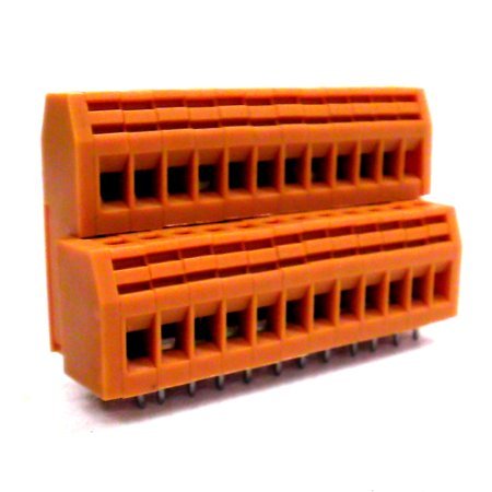 Weidmuller Double Level LP2N PCB Connector Orange