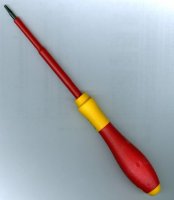 32015 Screwdriver, Insulated Flat 3.5 x 100