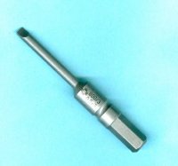 0498500000 Screwdriver Bit 5.5mm Drive, Slotted, 0.5 x 3.0 x 50