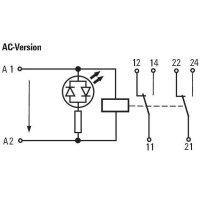 8530661001 WEIDMULLER PRS 120 VAC LD 2 CO DPDT #2