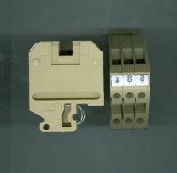 910221 SAK 2.5 Type T Thermocouple Block 3-Pole Copper-Constantan-Shield