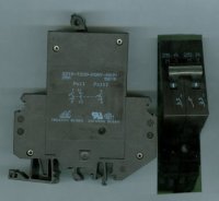 992225 CB2212-10 Breaker, 2-pole, 25 Amp for TS 35 Rail w/ NC Aux Contact